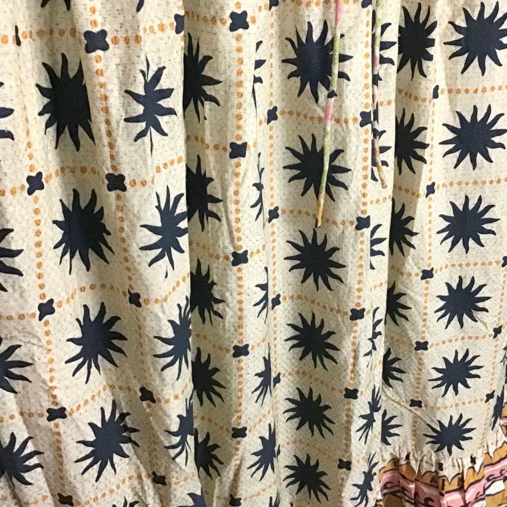 Farm Rio Natural Tropical Sunshine V-neck Maxi Dress - Picture 8 of 15